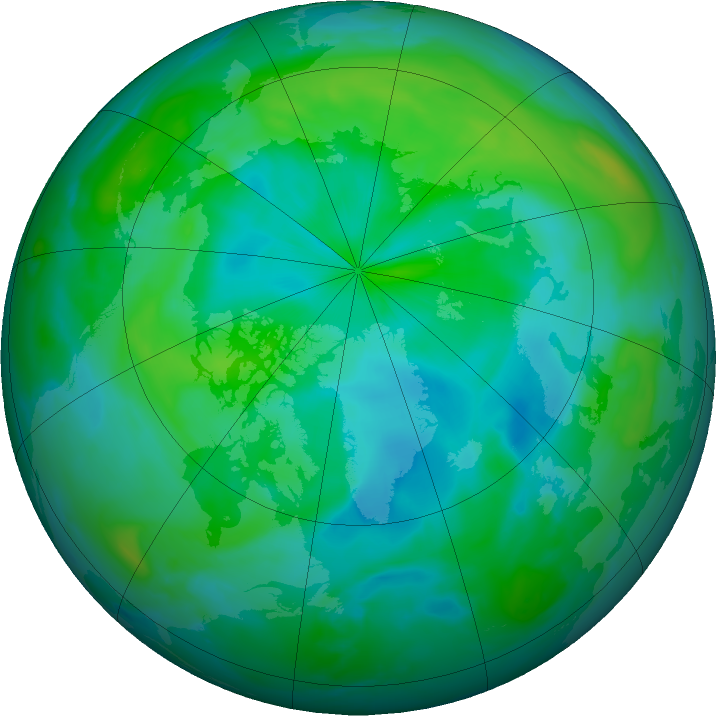 Arctic ozone map for 11 September 2022